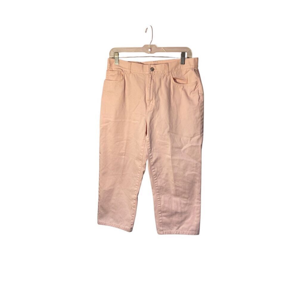 Ralph Lauren pink, 100% cotton Capri jeans size 8 ￼
